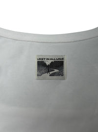 white square neck tank