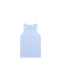 white square neck tank