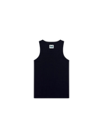 black square neck tank top