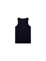 black square neck tank top