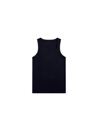 black square neck tank top