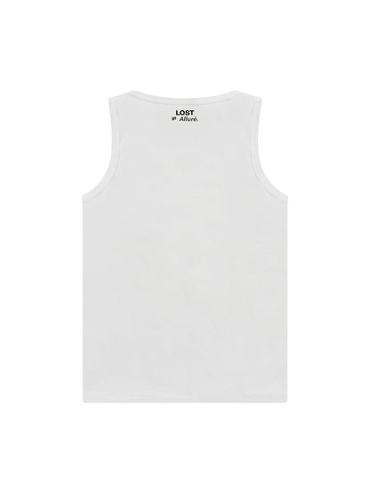 MUSCLE SQUARE NECK TANK (WHITE) - PACK OF 3