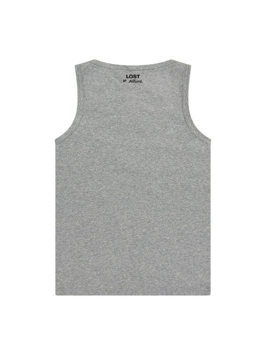 MUSCLE SQUARE NECK TANK (GREY) - PACK OF 3