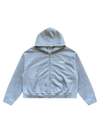 baggy cropped distressed hoodie