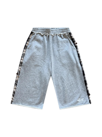 baggy distressed jogger shorts
