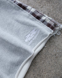CLOUD GREY PLAID PANEL SHORTS