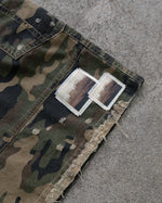 Scratched Camo Shorts