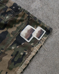 Scratched Camo Shorts