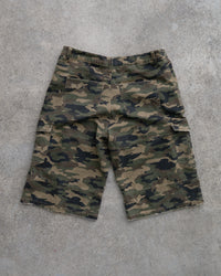 Scratched Camo Shorts