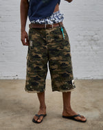 Scratched Camo Shorts