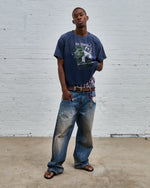 IN BLOOM NAVY TEE