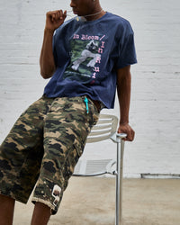 Scratched Camo Shorts