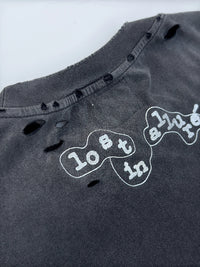 BEAUTY BENEATH MADNESS DISTRESSED WASHED LONG SLEEVE