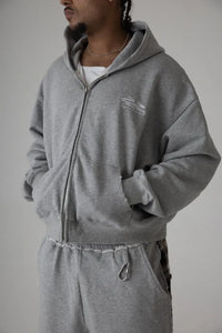 baggy cropped distressed hoodie