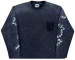 BEAUTY BENEATH MADNESS DISTRESSED WASHED LONG SLEEVE