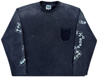 BEAUTY BENEATH MADNESS DISTRESSED WASHED LONG SLEEVE